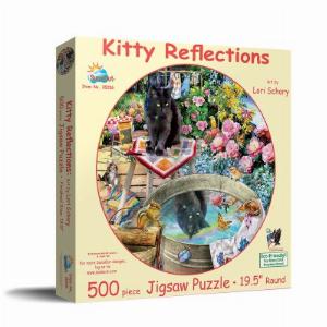 SunsOut Kitty Reflections 500 Teile Puzzle Sunsout35256