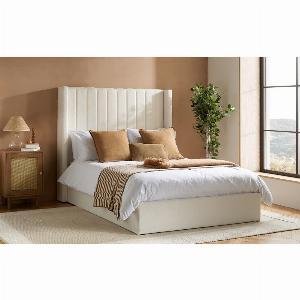 Get 40 Discount on King Size Birlea Maisey Fabric Ottoman Bed Frame White