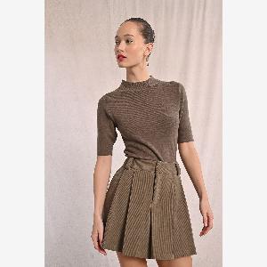 Jersey ajustado de manga corta