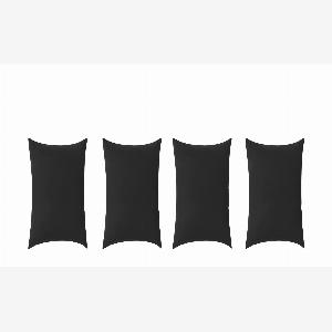 31 Rabatt auf 4teiliges Zipfelkissenset in Schwarz Sconto Angebote