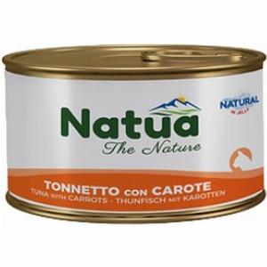 Risparmia 12 su Tonnetto e Carote Natua Gelatina per Gatti  85 g 6 pz