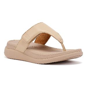 Enjoy 54 Discount on FitFlop FMode Go Adjustable Beige Sandals