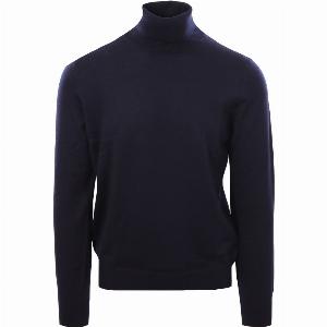 collo alto in lana merinos