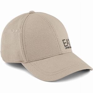 Emporio Armani Core Logo Golf Cap Cobblestone47Black 7X00000545M6083