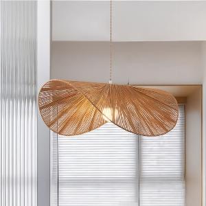 Vintage Simple Creative Handwoven Hemp Rope Pendant Light Fixture
