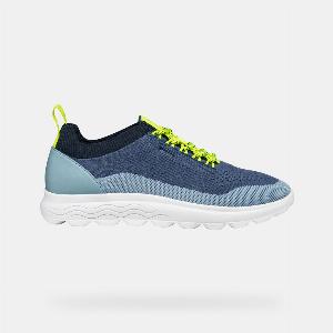 GEOX Schuhe Spherica Herr Avioblauhelles Azurblau