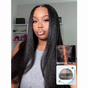 Get 19 Off Nadula 7x5 HD Lace Glueless Wig Natural Yaki Straight