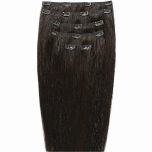 Enjoy 15 Discount on 20 Double ClipIn Hair Extensions  Raven Shade