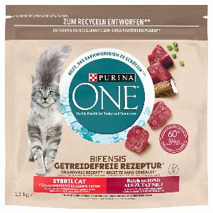 PURINA ONE Crocchette Sterilizzate senza Grano Manzo 11 kg  20 di sconto