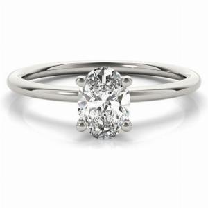 SunshineDiamonds Diamond Solitaire Diamond Rings in 9K White Gold and 050 Carat Lab Grown Diamond