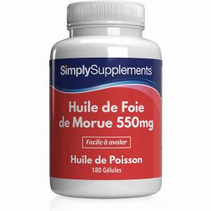 Huile de foie de morue 550 mg  Bienfaits et utilisation