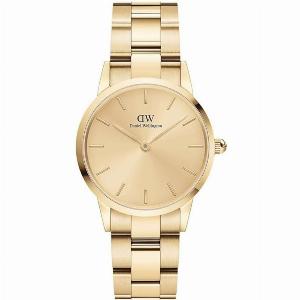 Daniel Wellington Iconic Link Unitone Gold Dial Womens Watch DW00100403
