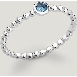 John Greed CANDY Spun Silver Stone Set Ring
