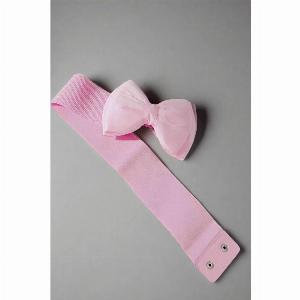 Unique Vintage Pink Bow Cinch Belt Colour Pink