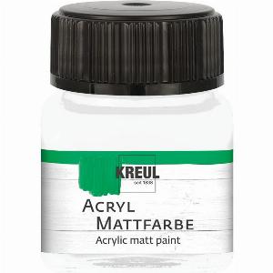 KREUL Acryl Mattfarbe 20 ml  Weiß
