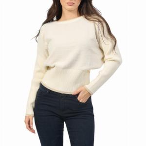 Sconto del 10 su maglia fluffy Yes Zee in lurex avorio