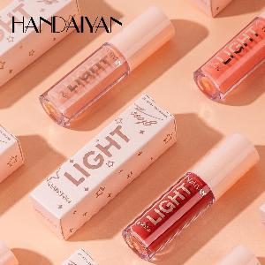 HANDAIYAN brillant à lèvres Sexy riche brillant cristal gelée rouge nu rouge à lèvres liquide imperméable hydratant huileux brillant à lèvres maquillage 801