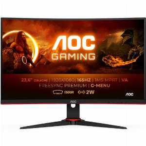 Aoc g2 c24g2aebk 236 led full hd 1 ms noir rouge