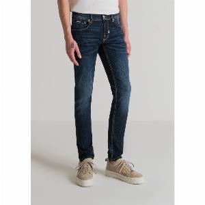 Jeans super skinny Gilmour in denim stretch scuro ora a 5160
