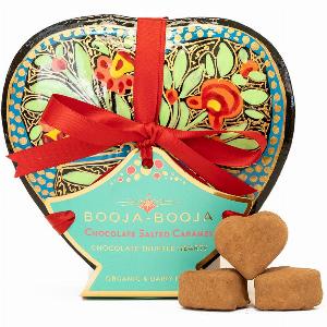 Booja Booja Chocolate Salted Caramel Truffle Hearts Gift Box  115g