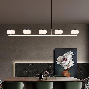 Aluminum Acrylic Chandelier with ThreeColour Changing
