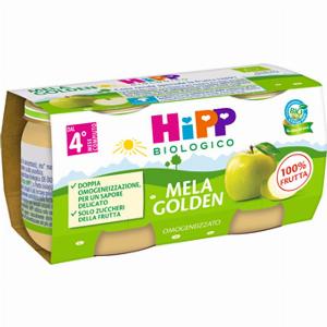 Hipp bio omogeneizzato mela golden 2 x 80 g