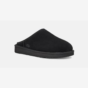 Mocassins UGG Classiques pour hommes en suède noir taille 11