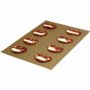 Feuille de séparation de cuisson en tissu de verre PTFE Schneider 98x57 cm Lxl brun