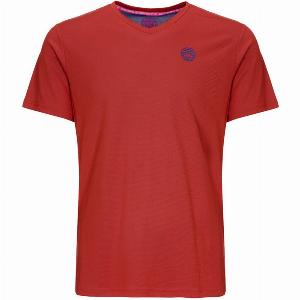 BIDI BADU Evin Tech Round Maglietta Ragazzi Rosso Scuro  128
