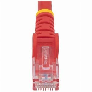 StarTechcom 50cm CAT6 Ethernet Cable 10 Gigabit Snagless RJ45 650MHz 100W PoE Patch Cord CAT 6 10GbE UTP Network Cable wStrain Relief Red Fluke TestedWiring is UL CertifiedTIA  Category 6  24AWG N6PATC50CMRD  network cable  50 cm  red