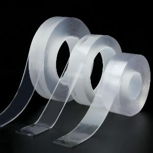 Power Tape Super Strong Double Sided Tape Extra Strong Adhesive Nonslip Tape Waterproof Transparent Tape for Kitchen Bathroom 1M10mm transparent