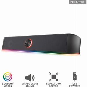 Trust gxt619 thorne rgb led soundbar 24007