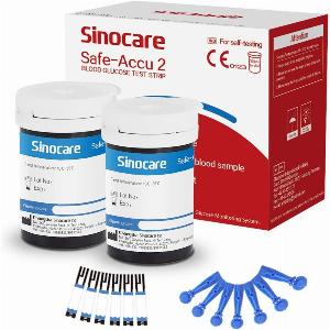 Sinocare Safe Accu 2 Blood Sugar Monitor with 200 Memories Now 1699
