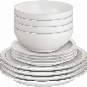 Get 50 Discount on a 12Piece White Cotton Dinner Set