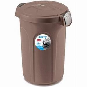 Bidoncino 23L JERRY Tortora 70325 con coperchio a clip ora 705