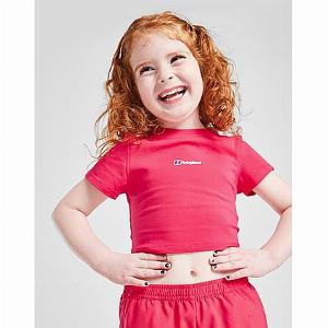 Berghaus Girls Raise TShirtShorts Set Children  Pink