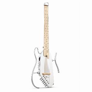 Donner HUSH I PRO Reisegitarre Weiß  Gitarre  JW Pedal