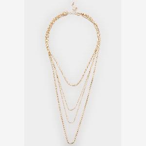 Yours Collier Doré Long Multichaînes Size One Size