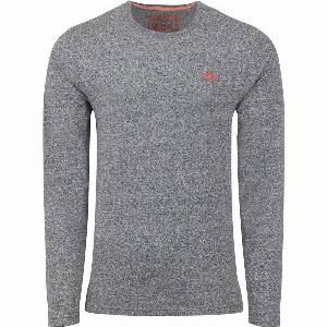 Weird Fish Fins Branded Long Sleeve TShirt Ebony Marl Size XL