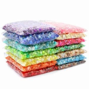 Perline colorate acriliche da 30 gborsa per collane fai da te bracciale orecchini creazione di gioielli accessori artigianali 12 30g