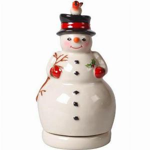 Der drehende Schneemann mit nostalgischer Melodie wird jetzt für 2768  statt 3690  angeboten