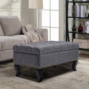 Enjoy 21 Discount on a 47Inch Wide ButtonTufted Upholstered Bench