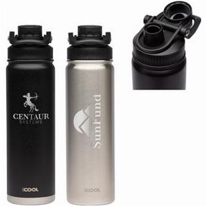 12 Customized iCOOL Durango 24 oz Double Wall Stainless Steel