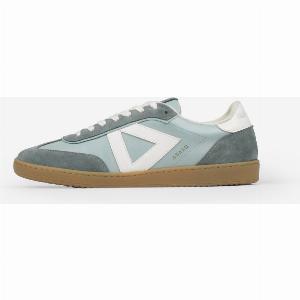 Enjoy 13 Discount on Hera Low Top Trainers  Soft Teal and Denim Blue