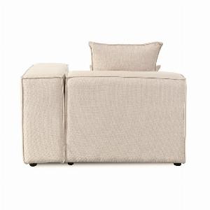 Home Deluxe Canapé modulable Canapé dangle droit VERONA  120 x 70 cm Beige