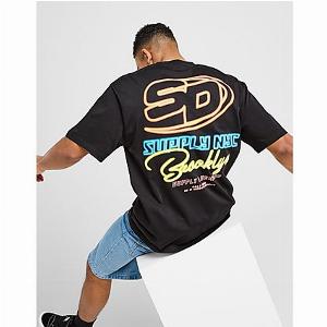 Supply  Demand Sahara TShirt  Black  Mens