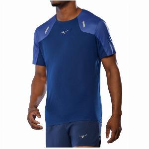 Mizuno Tech Lichtblauw Tshirt Maat XL