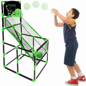 Global Gizmos Arcade Basketball Stand Game with 2 Balls