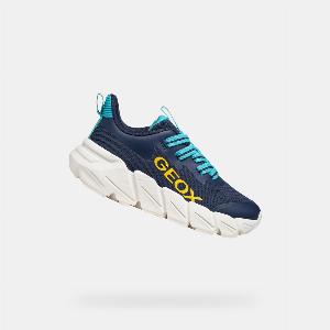 GEOX Flexyper Fast Junior Navylight Blue