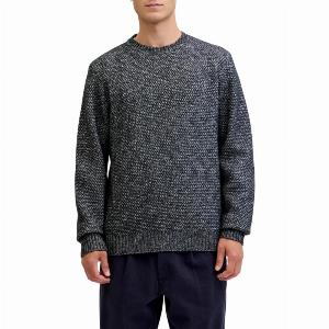JackJones maglia uomo misto lana blu melange